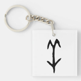 Prachtige Chinese Zodiac-Goat-#001- Sleutelhanger