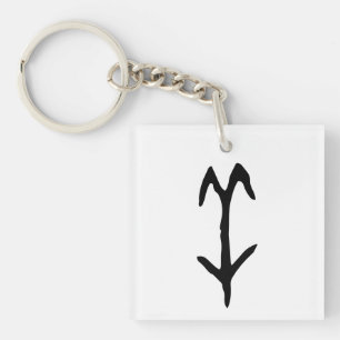 Prachtige Chinese Zodiac-Goat-#001- Sleutelhanger