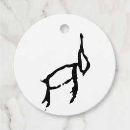 Prachtige Chinese Zodiac-Konijn-#001- Bedankjes Labels