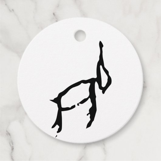 Prachtige Chinese Zodiac-Konijn-#001- Bedankjes Labels (Voorkant)