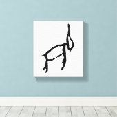 Prachtige Chinese Zodiac-Konijn-#001- Canvas Afdruk (Insitu (Houten vloer))