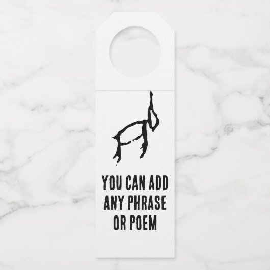 Prachtige Chinese Zodiac-Konijn-#001- Flessenhanger (Voorkant)