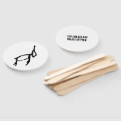 Prachtige Chinese Zodiac-Konijn-#001- Handwaaier (Niet-gemonteerd)