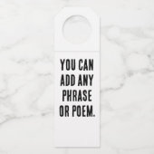 Prachtige Chinese Zodiac-Monkey#001- Flessenhanger (Achterkant)