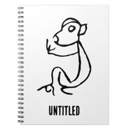 Prachtige Chinese Zodiac-Monkey#001- Notitieboek