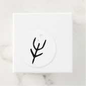 Prachtige Chinese Zodiac-Ox-#001- Bedankjes Labels (In situ)