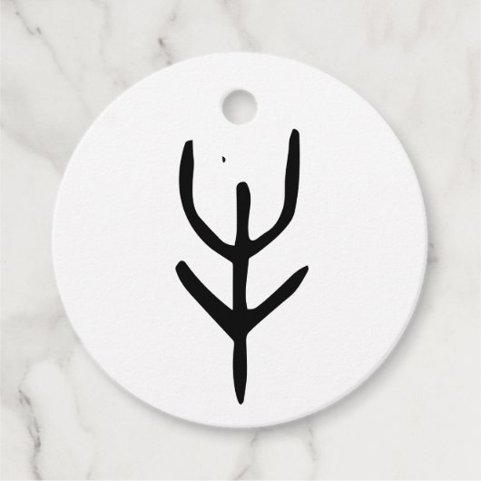 Prachtige Chinese Zodiac-Ox-#001- Bedankjes Labels (Voorkant)