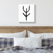 Prachtige Chinese Zodiac-Ox-#001- Canvas Afdruk (Insitu (Slaapkamer))