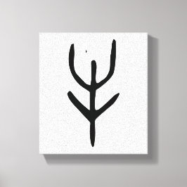 Prachtige Chinese Zodiac-Ox-#001- Canvas Afdruk