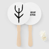 Prachtige Chinese Zodiac-Ox-#001- Handwaaier (Voorkant en achterkant)