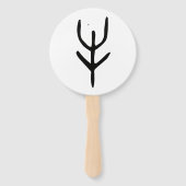 Prachtige Chinese Zodiac-Ox-#001- Handwaaier (Voorkant)