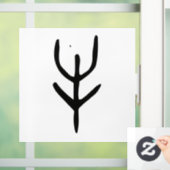 Prachtige Chinese Zodiac-Ox-#001- Raamsticker (Huis)