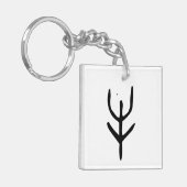 Prachtige Chinese Zodiac-Ox#001- Sleutelhanger (Voorkant Links)