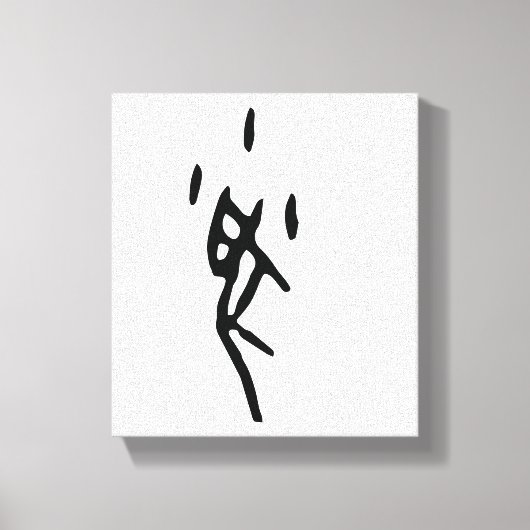 Prachtige Chinese Zodiac-Rat-#001- Canvas Afdruk (Voorkant)