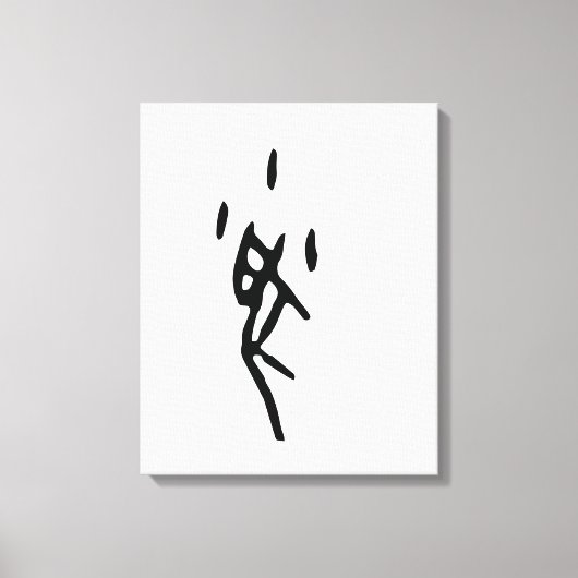 Prachtige Chinese Zodiac-Rat-#001- Canvas Afdruk (Voorkant)