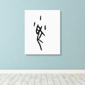 Prachtige Chinese Zodiac-Rat-#001- Canvas Afdruk (Insitu (Houten vloer))