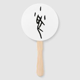 Prachtige Chinese Zodiac-Rat-#001- Handwaaier