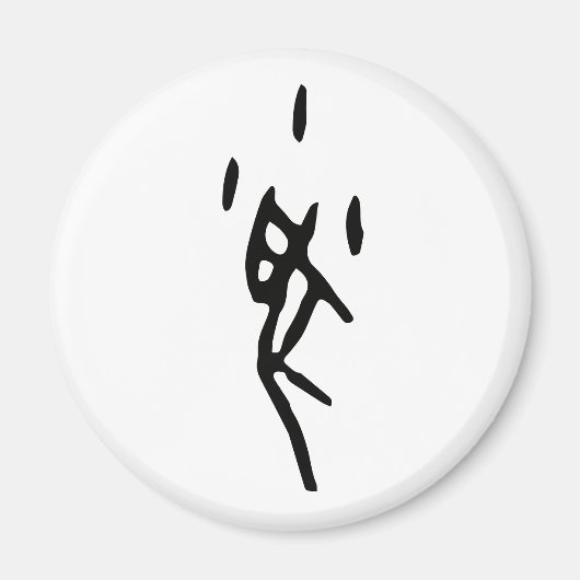 Prachtige Chinese Zodiac-Rat-#001- Magneet (Voorkant)