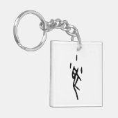 Prachtige Chinese Zodiac-Rat#001- Sleutelhanger (Voorkant Links)