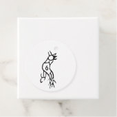 Prachtige Chinese Zodiac-Rooster-#001- Bedankjes Labels (In situ)