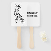 Prachtige Chinese Zodiac-Rooster#001- Handwaaier (Voorkant en achterkant)