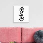 Prachtige Chinese Zodiac-Snake-#001- Canvas Afdruk (Insitu (Woonkamer))