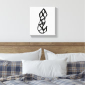 Prachtige Chinese Zodiac-Snake-#001- Canvas Afdruk (Insitu (Slaapkamer))