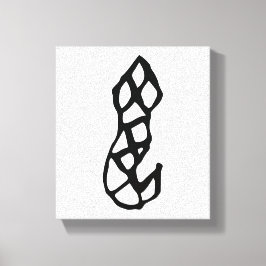 Prachtige Chinese Zodiac-Snake-#001- Canvas Afdruk