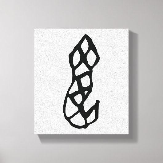 Prachtige Chinese Zodiac-Snake-#001- Canvas Afdruk (Voorkant)