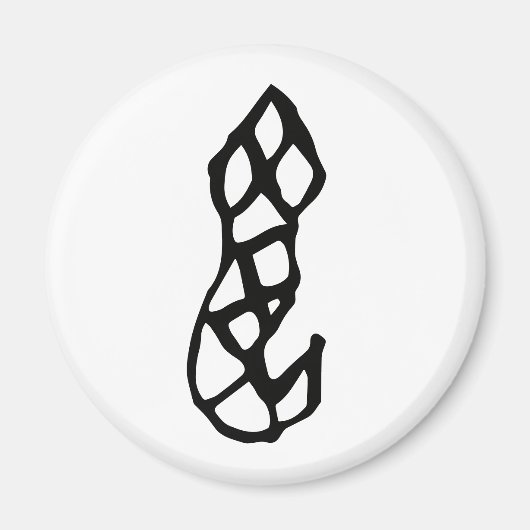 Prachtige Chinese Zodiac-Snake#001- Magneet (Voorkant)