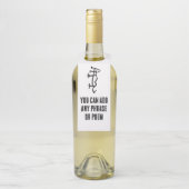 Prachtige Chinese Zodiac-Tiger-#001- Flessenhanger (Op fles)