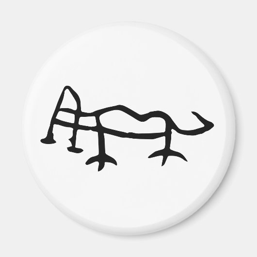 Prachtige Chinese Zodiac-Tiger-#001- Magneet (Voorkant)