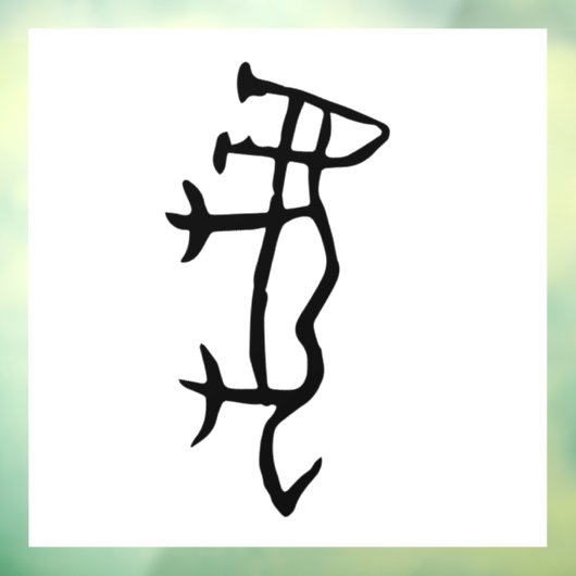 Prachtige Chinese Zodiac-Tiger-#001- Raamsticker (Vel 3)