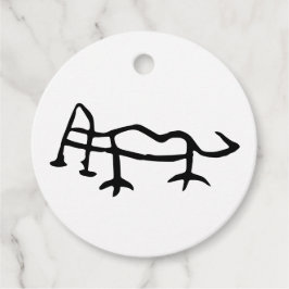 Prachtige Chinese Zodiac-Tiger Bedankjes Labels