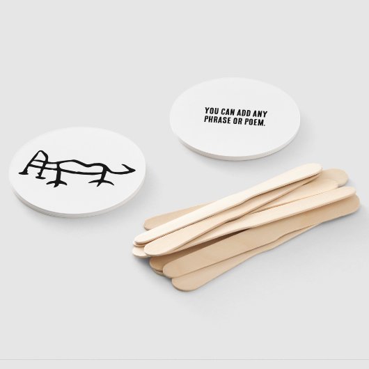 Prachtige Chinese Zodiac-Tiger Handwaaier (Niet-gemonteerd)