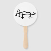 Prachtige Chinese Zodiac-Tiger Handwaaier (Voorkant)