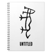 Prachtige Chinese Zodiac-Tiger Notitieboek (Voorkant)