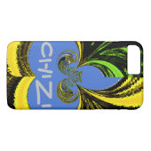 Prachtige Chizi Golden Blue, het nieuwste abstract Case-Mate iPhone Case (Achterkant (Horizontaal))