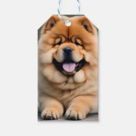 Prachtige Chow Chow Cadeaulabel
