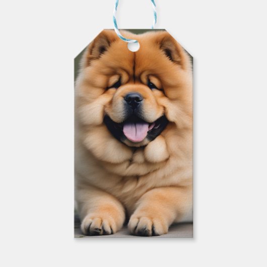 Prachtige Chow Chow Cadeaulabel (Voorkant)