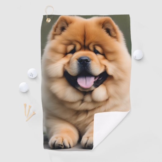 Prachtige Chow Chow Golfhanddoek (Insitu)
