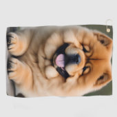 Prachtige Chow Chow Golfhanddoek (Horizontaal)