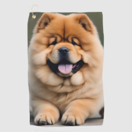 Prachtige Chow Chow Golfhanddoek