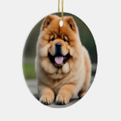Prachtige Chow Chow Keramisch Ornament (Rechts)