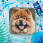 Prachtige Chow Chow Papieren Bordje (Feest)
