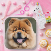 Prachtige Chow Chow Papieren Bordje (Feest)