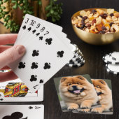 Prachtige Chow Chow Pokerkaarten (Insitu)