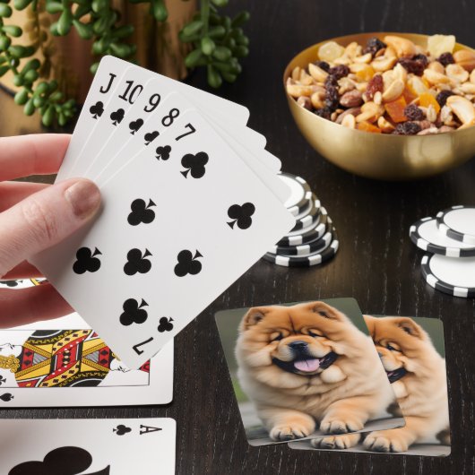 Prachtige Chow Chow Pokerkaarten (Insitu)