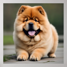 Prachtige Chow Chow Poster