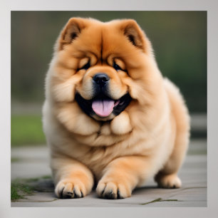 Prachtige Chow Chow Poster